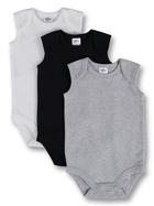 Baby 3 Pack Sleeveless Bodysuits