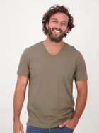 Mens Short Sleeve Organic Cotton V Neck T-Shirt