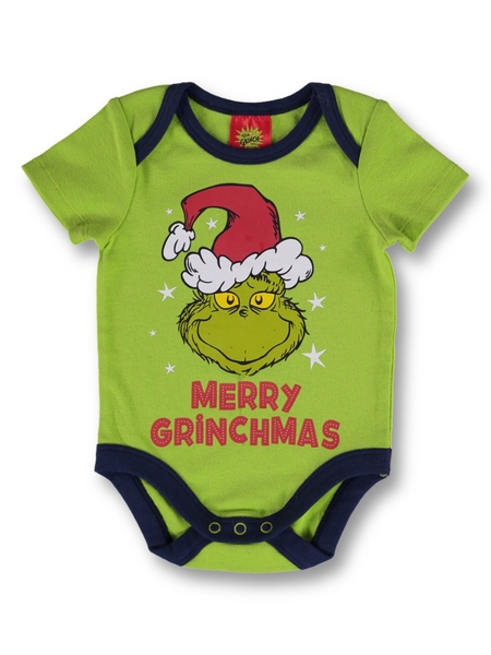 Baby The Grinch Christmas Bodysuit