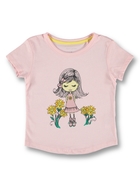 Toddler Girls Foil Print T-Shirt