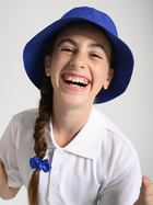 Kids Microfibre School Bucket Hat - Navy Blue