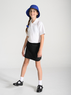 Girls Knit School Skorts - Navy Blue