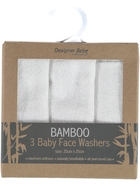 Baby Facewasher 3 Pack Bamboo