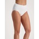 LACE PANEL COTTON SHAPING BRIEF WOMENS