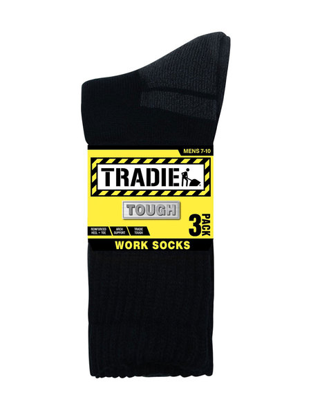 Mens Tradie 3Pk Work Socks