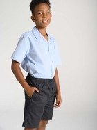 Kids Drill School Shorts - Black