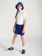 Girls Knit School Skorts - Navy