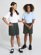 Kids School Unisex Mesh Shorts - Bottle Green