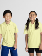 Kids School Polo - Light Yellow