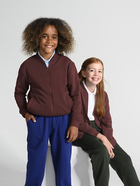 Kids Fleece School Zip Jacket - Navy