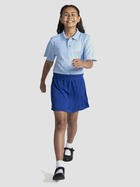 Girls Mesh School Skorts - Navy Blue